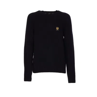 Belstaff Sweatshirt With Logo Patch In Black