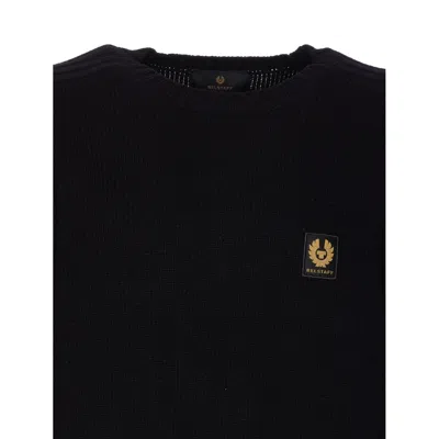 Belstaff Sweatshirt With Logo Patch In Black