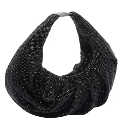 Benedetta Bruzziches Yennefer Mesh Metallic Crystal Top-handle Bag