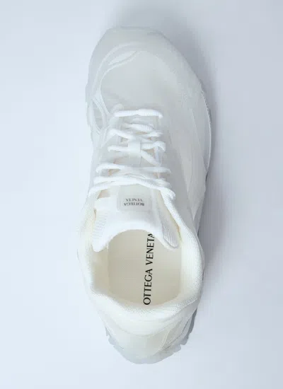 Bottega Veneta Men White Transparent Rubber Orbit Sneakers In Multi