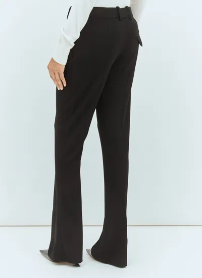 Bottega Veneta Fluid Matte Jersey Flare Leg Pants In Black