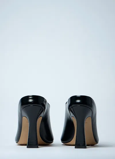 Bottega Veneta Rana Leather Mules In Black