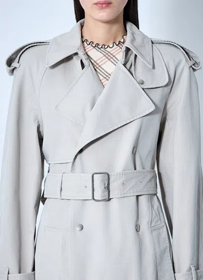 Burberry Women Trench Coat In Gray