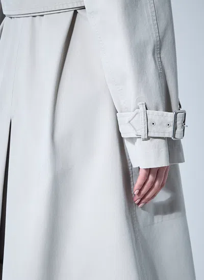 Burberry Women Trench Coat In Gray