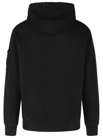 C.p. Company Cotton Hoodie In Blue