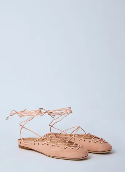Chloé 10mm Ghillies Leather Flats