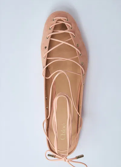 Chloé 10mm Ghillies Leather Flats