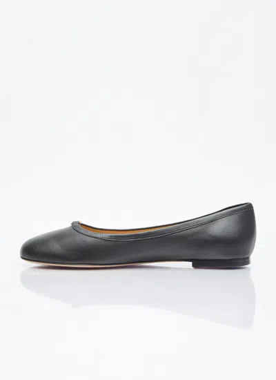 Chloé Black Nappa Leather Marcie Ballerina