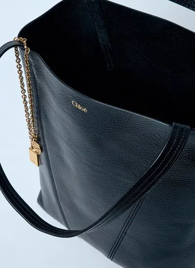 Chloé Chloè Spin Small Leather Tote Bag