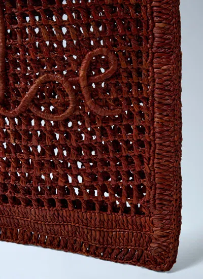 Chloé X Made For A Woman Summer Banana Small Raffia Tote Bag