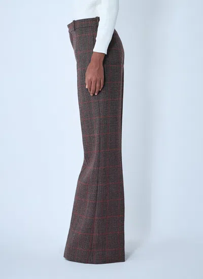 Chloé Women Wool Check Pants