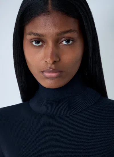 Chloé Women Wool-blend Sweater In Blue