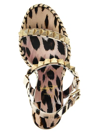 Christian Louboutin Pyraclou Wedges Multicolor