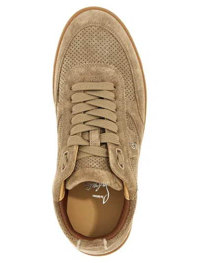 Christian Louboutin Womens Saharienne Tutti Rui Donna Leather Low-top Trainers