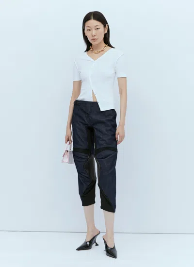 Coperni Women Denim Racing Pants