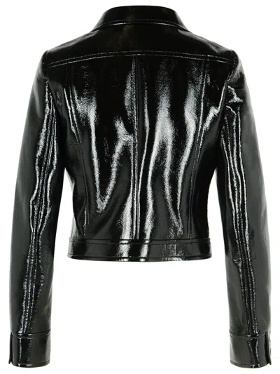 Courrèges Courreges Women Reedition Vinyl Jacket In Black