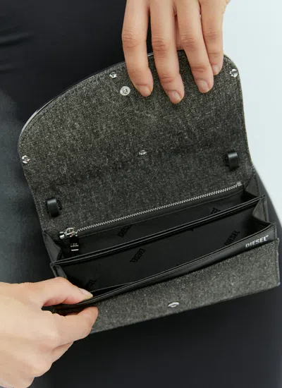 Diesel Women 1dr Wallet Strap Clutch