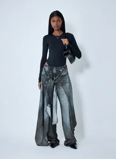 Diesel Women Angelina-ultd Bodysuit In Black
