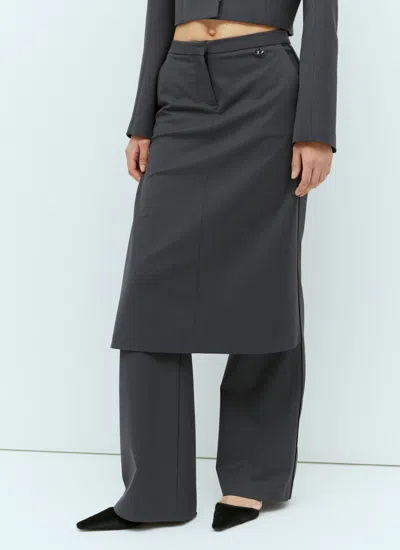 Diesel P-earl Skirt In Gray
