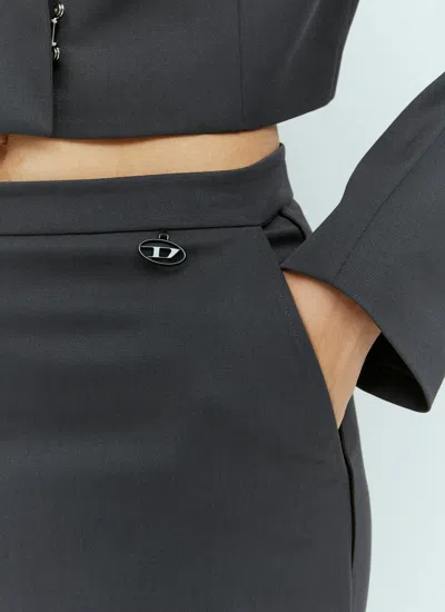 Diesel P-earl Skirt In Gray