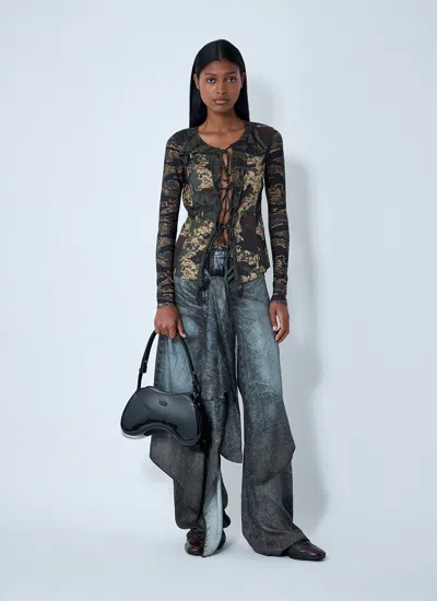 Diesel Women T-afry Top In Multi