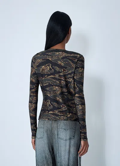 Diesel Women T-afry Top In Multi