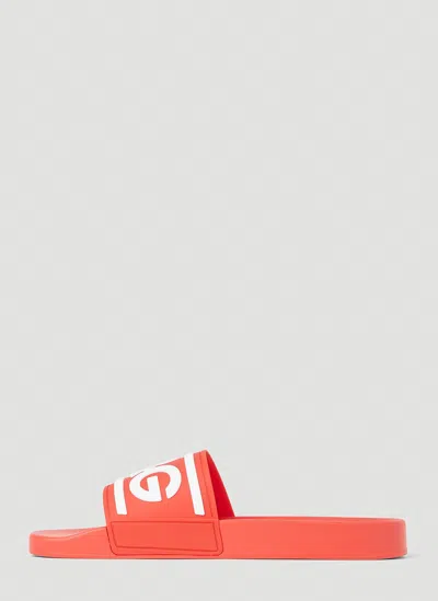 Dolce & Gabbana Men Logo Pool Slides