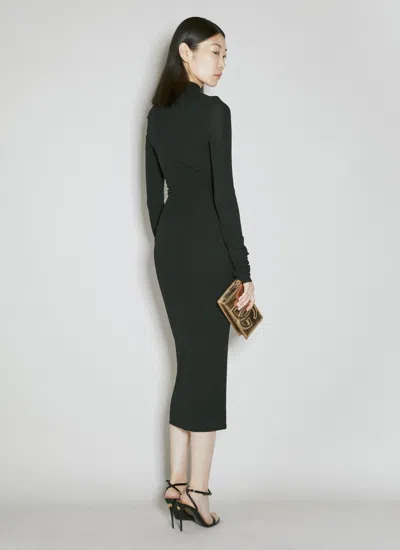 Dolce & Gabbana Women Chantilly Lace Insert Jersey Dress