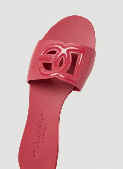 Dolce & Gabbana Women Cut Out Logo Slides