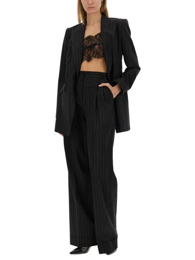 Dolce & Gabbana Women Lace Lingerie Top In Black