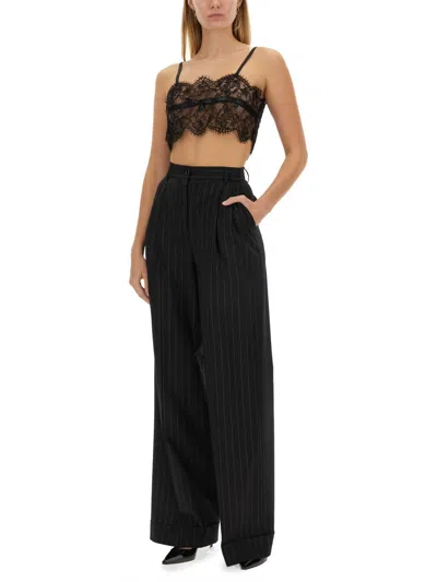 Dolce & Gabbana Women Lace Lingerie Top In Black