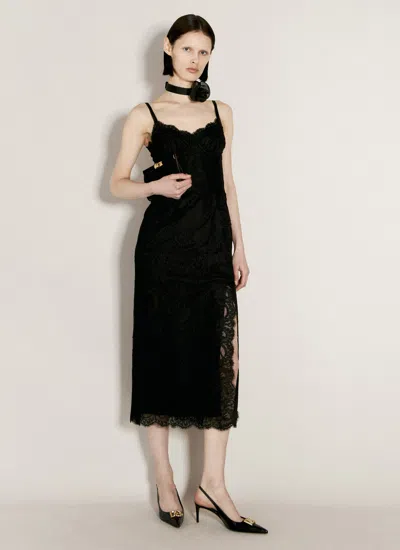 Dolce & Gabbana Women Lace Slip Dress