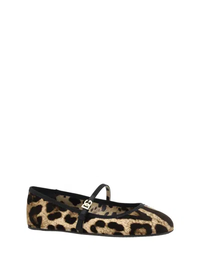 Dolce & Gabbana Women Leopard-print Ballerinas