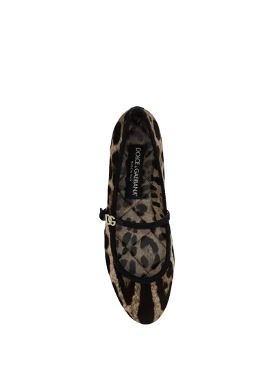 Dolce & Gabbana Women Leopard-print Ballerinas