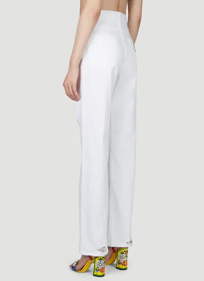 Dolce & Gabbana Gerade Jeans Im Distressed-look
