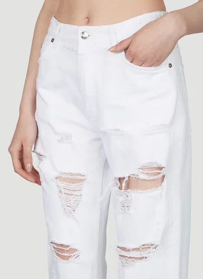 Dolce & Gabbana Gerade Jeans Im Distressed-look