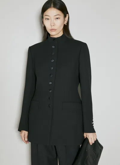 Dolce & Gabbana Women Long Single-breasted Wool Cady Jacket