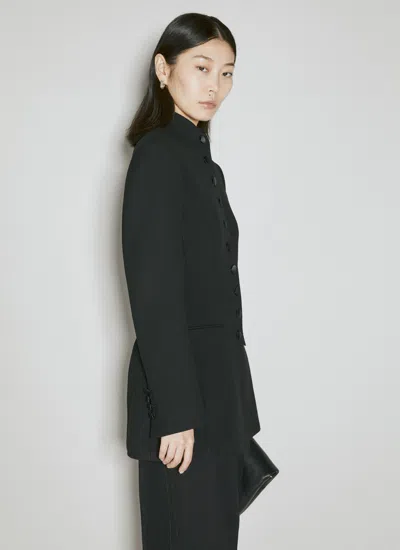 Dolce & Gabbana Women Long Single-breasted Wool Cady Jacket