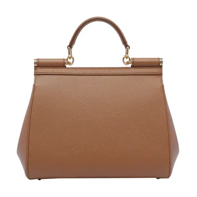 Dolce & Gabbana Dolce&gabbana Women Big Sicily Handbag In Brown