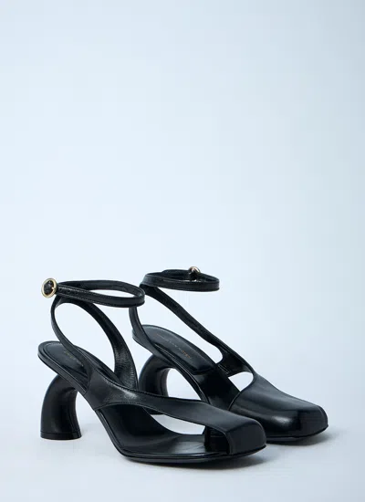 Dries Van Noten Women Leather Heels In Black