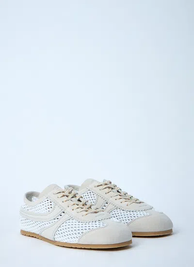 Dries Van Noten Women Mesh Low-top Sneakers In White