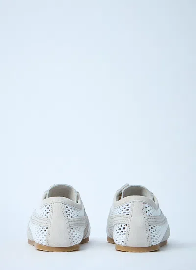 Dries Van Noten Women Mesh Low-top Sneakers In White