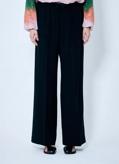 Dries Van Noten Women Puvis Wool Pants In Black
