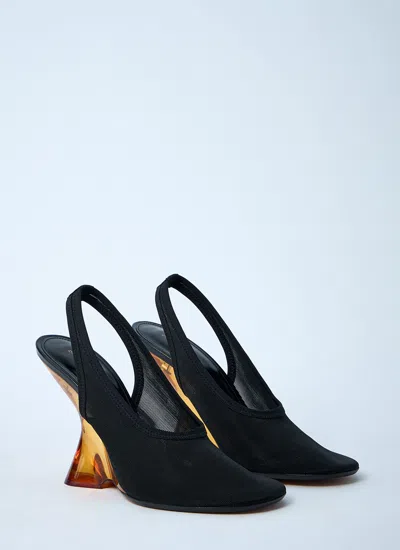 Dries Van Noten Women Slingback Heels In Black