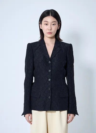 Dries Van Noten Women Textured Blazer In Black