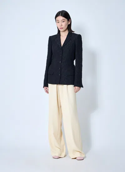Dries Van Noten Women Textured Blazer In Black
