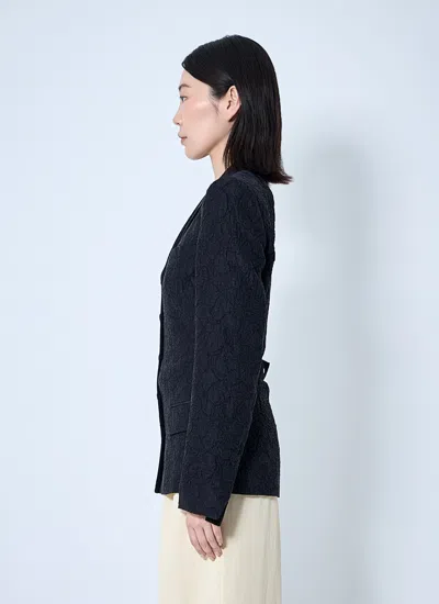 Dries Van Noten Women Textured Blazer In Black