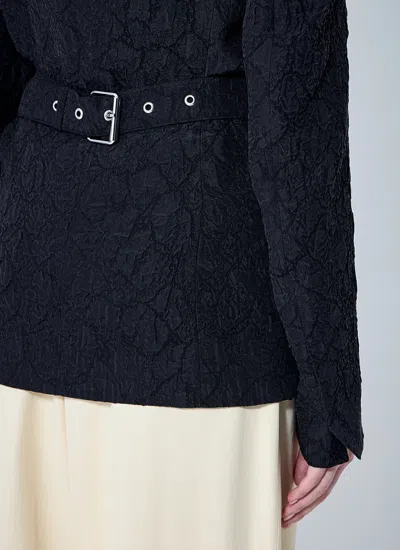 Dries Van Noten Women Textured Blazer In Black