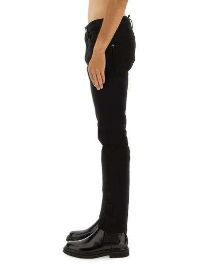 Dsquared2 Dsquared Black Stretch Denim Cool Guy Jeans In Black