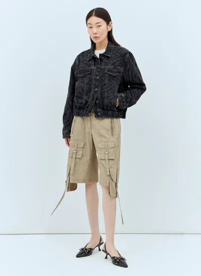 Ganni Slingback Kitten Heel Pump In Black